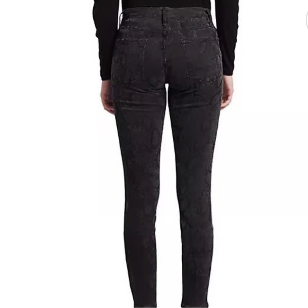 Calvin Klein Python Print Dark Grey Skinny Jeans Size 4